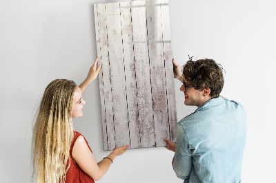 Pizarra magnética de pared con rotulador Un tablero para presentar fotos y notas.