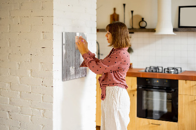 Pizarra magnética de pared con rotulador Un tablero para presentar fotos y notas.