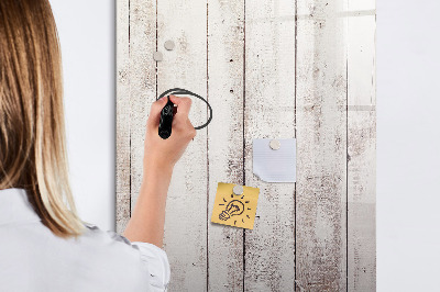 Pizarra magnética de pared con rotulador Un tablero para presentar fotos y notas.