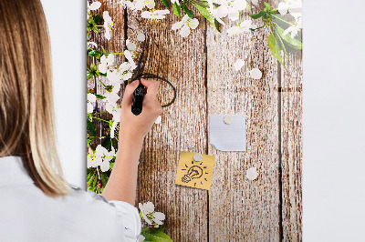 Pizarra borrable de cristal con imanes Tablero creativo para fotos y notas