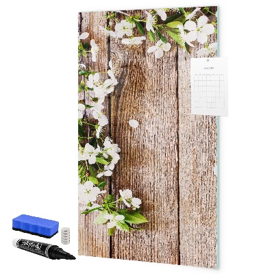 Pizarra borrable de cristal con imanes Tablero creativo para fotos y notas