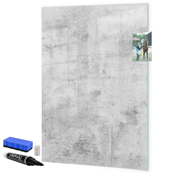 Pizarra borrable de cristal con imanes Tablero moderno para notas y fotos