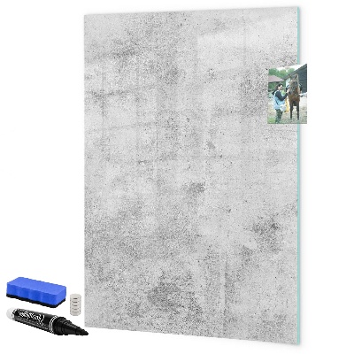Pizarra borrable de cristal con imanes Tablero moderno para notas y fotos