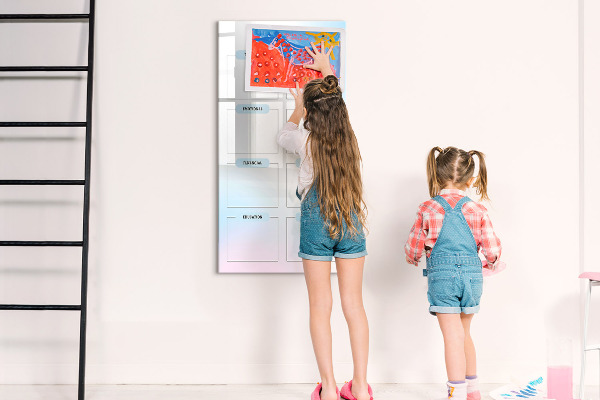 Pizarra magnética de pared con rotulador Tablero de visión para metas personales