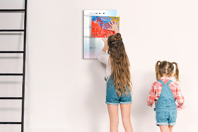 Pizarra magnética de pared con rotulador Tablero de visión para metas personales