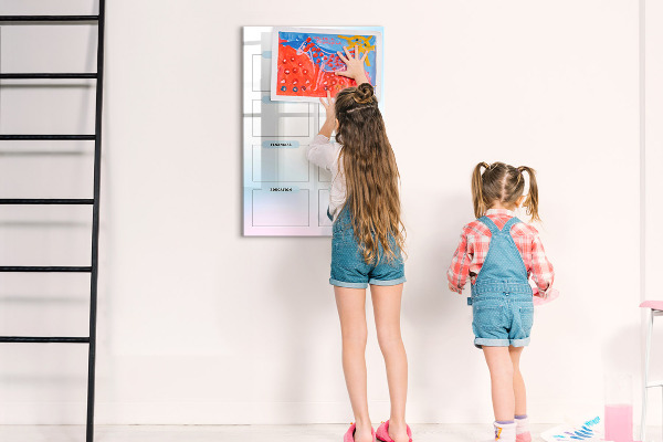 Pizarra magnética de pared con rotulador Tablero de visión para metas personales