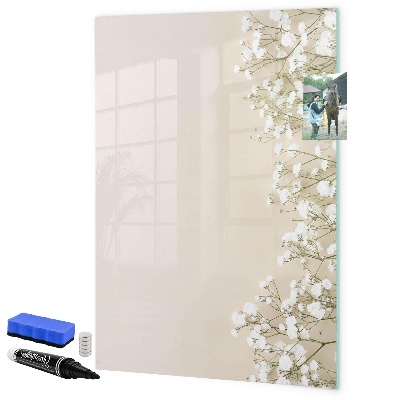 Pizarra magnética de pared con rotulador Tablero creativo para recuerdos y notas