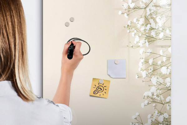 Pizarra magnética de pared con rotulador Tablero creativo para recuerdos y notas