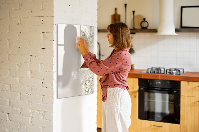 Pizarra magnética de pared con rotulador Tablero creativo para recuerdos y notas