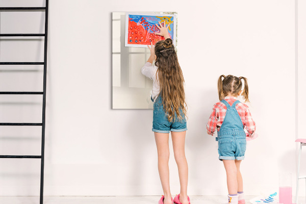 Pizarra magnética de pared con rotulador Tablero creativo para recuerdos y notas