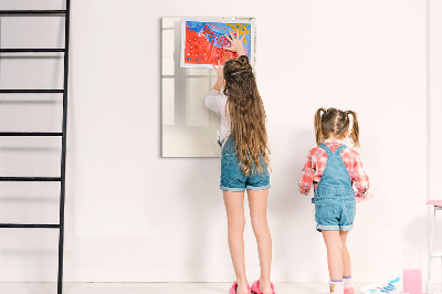 Pizarra magnética de pared con rotulador Tablero creativo para recuerdos y notas