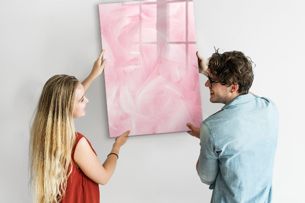 Pizarra magnética de pared con rotulador Tablero rosa para notas y fotos