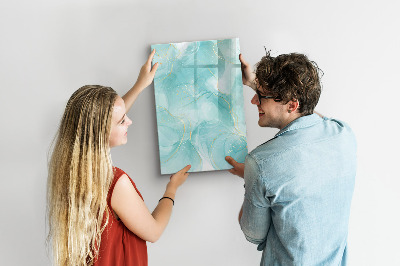 Pizarra magnética de pared con rotulador Un tablero colorido para presentar fotos