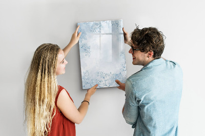 Pizarra magnética de pared con rotulador Tablero creativo para fotos y notas
