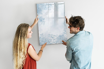 Pizarra magnética de pared con rotulador Tablero creativo para fotos y notas