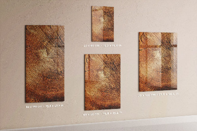 Pizarra magnética de pared con rotulador Collage floral con recuerdos y notas