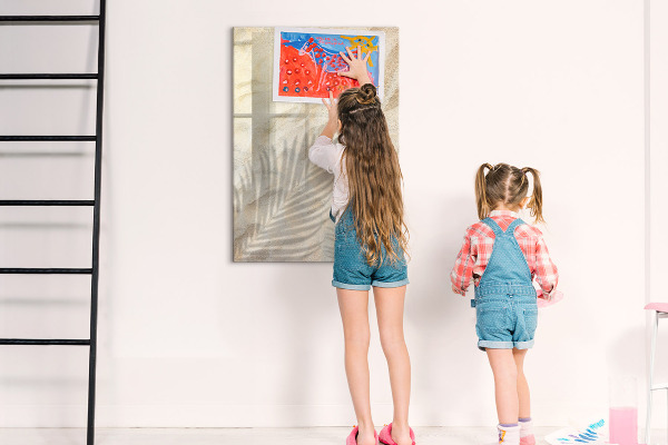 Pizarra magnética de pared con rotulador Tablero fotográfico con accesorios