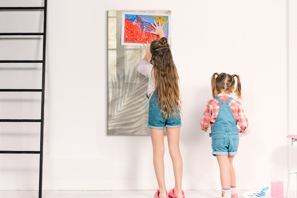 Pizarra magnética de pared con rotulador Tablero fotográfico con accesorios