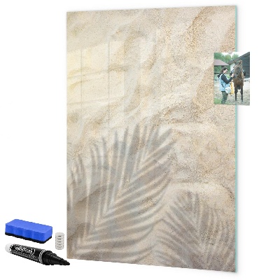 Pizarra magnética de pared con rotulador Tablero fotográfico con accesorios