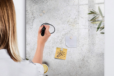 Pizarra borrable de cristal con imanes Tablero moderno para notas y fotos