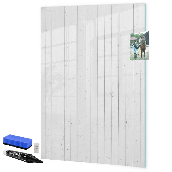 Pizarra magnética de pared con rotulador Tablero para fotos y notas