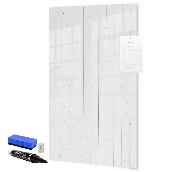 Pizarra magnética de pared con rotulador Tablero para fotos y notas