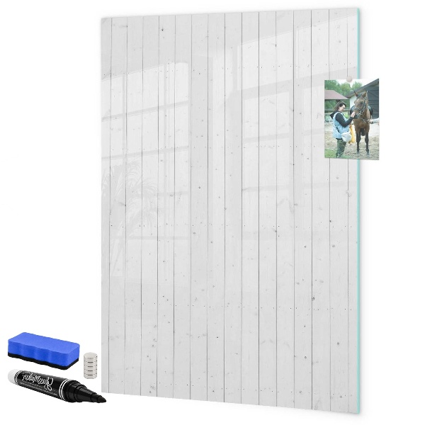 Pizarra magnética de pared con rotulador Tablero para fotos y notas