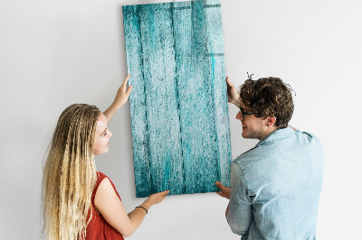 Pizarra magnética de pared con rotulador Un tablero colorido para notas y fotos.