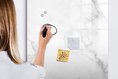 Pizarra magnética de pared con rotulador Tablero magnético para fotos y notas.
