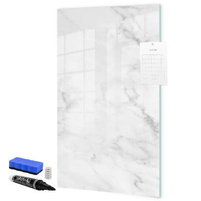 Pizarra magnética de pared con rotulador Tablero magnético para fotos y notas.