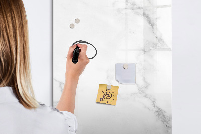 Pizarra magnética de pared con rotulador Tablero magnético para fotos y notas.