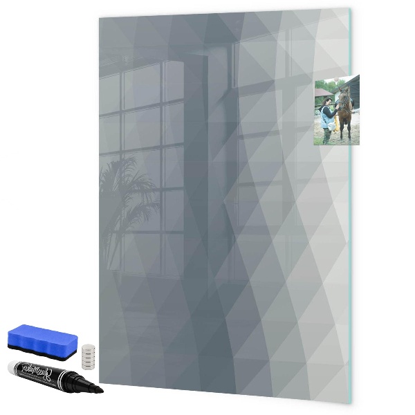 Pizarra magnética de pared con rotulador Tablero de notas y fotos