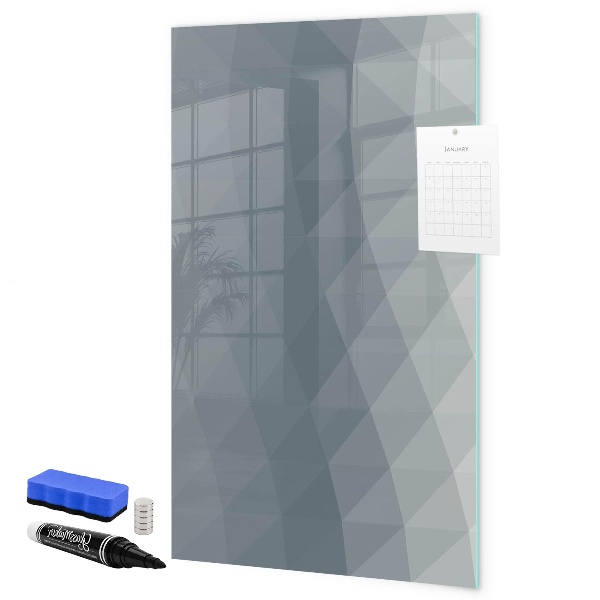 Pizarra magnética de pared con rotulador Tablero de notas y fotos