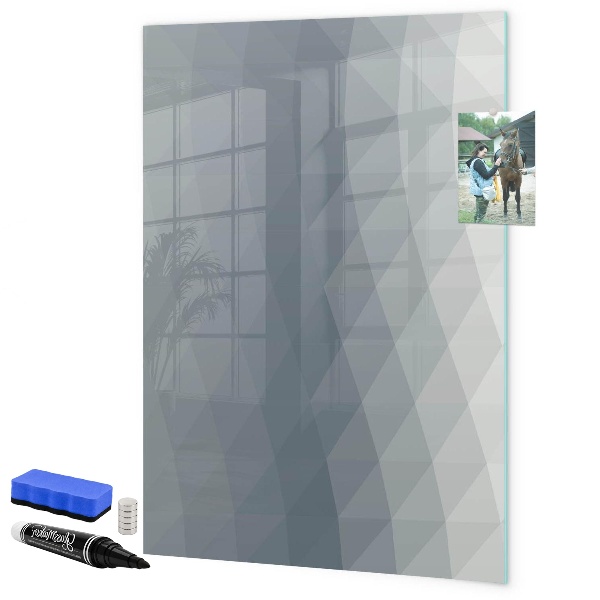 Pizarra magnética de pared con rotulador Tablero de notas y fotos