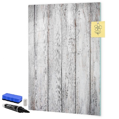Pizarra magnética de pared con rotulador Un tablero para fijar fotos y notas.