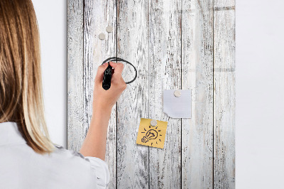 Pizarra magnética de pared con rotulador Un tablero para fijar fotos y notas.