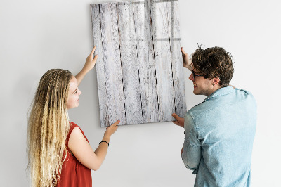 Pizarra magnética de pared con rotulador Un tablero para fijar fotos y notas.