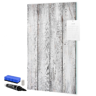 Pizarra magnética de pared con rotulador Un tablero para fijar fotos y notas.