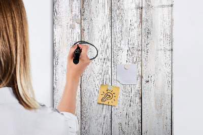 Pizarra magnética de pared con rotulador Un tablero para fijar fotos y notas.
