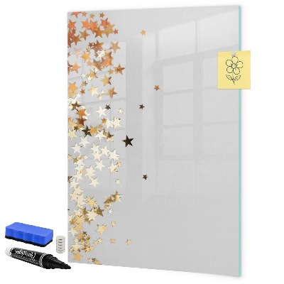 Pizarra borrable de cristal con imanes Tablero creativo para fotos y notas