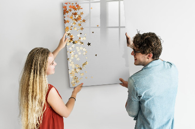 Pizarra borrable de cristal con imanes Tablero creativo para fotos y notas