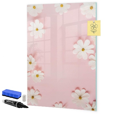 Pizarra magnética de pared con rotulador Tablero creativo para notas y fotos