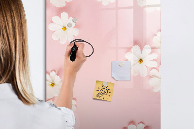 Pizarra magnética de pared con rotulador Tablero creativo para notas y fotos