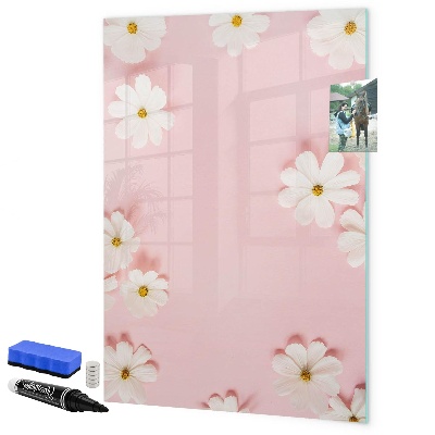 Pizarra magnética de pared con rotulador Tablero creativo para notas y fotos