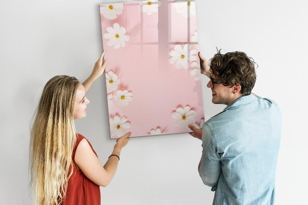 Pizarra magnética de pared con rotulador Tablero creativo para notas y fotos