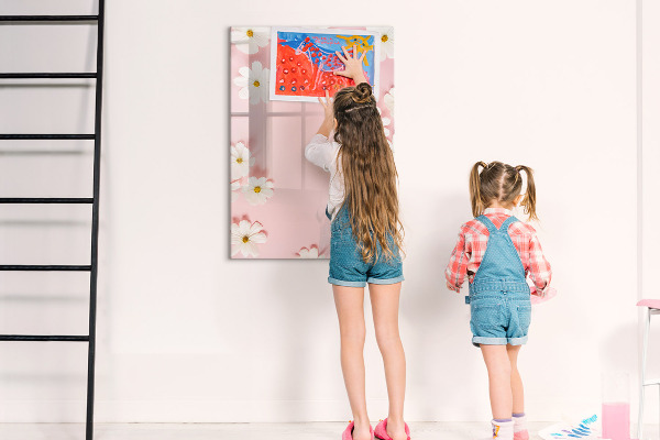 Pizarra magnética de pared con rotulador Tablero creativo para notas y fotos