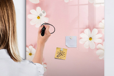 Pizarra magnética de pared con rotulador Tablero creativo para notas y fotos