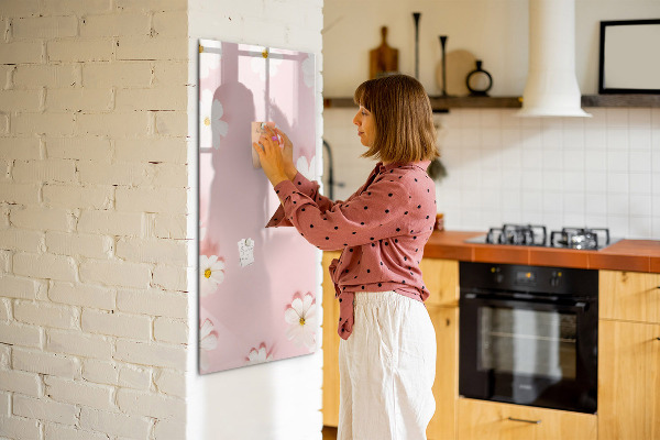 Pizarra magnética de pared con rotulador Tablero creativo para notas y fotos