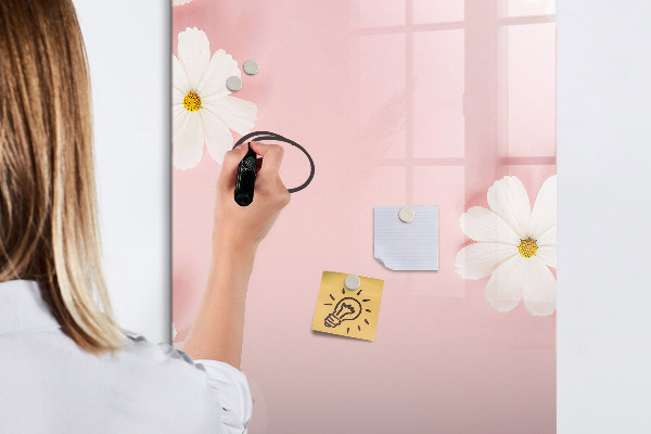 Pizarra magnética de pared con rotulador Tablero creativo para notas y fotos