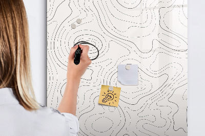 Pizarra borrable de cristal con imanes Una forma creativa de presentar tus fotos